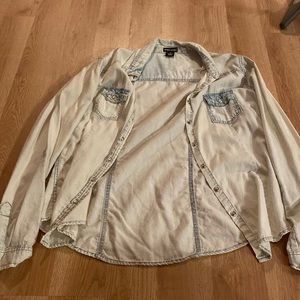 Women’s Faux Denim Jacket